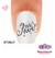 Adesivos/Películas para decorações de unhas - OT2617 Ano novo