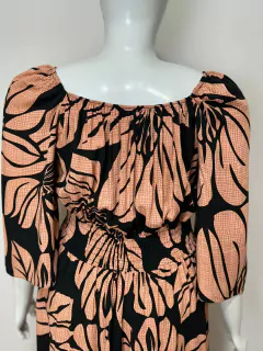 Vestido midi plus size - TAM G2 - loja online