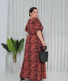 Vestido longo plus size - TAM G2 - Tendência Store