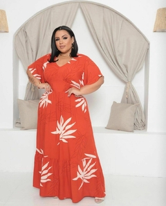 Vestido longo plus size - TAM G2 - comprar online