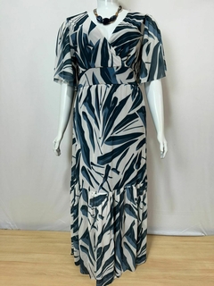 Vestido longo em tule plus size - TAM G2