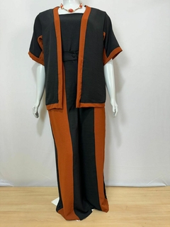 Conjunto kimono e pantalona plus size - TAM G2