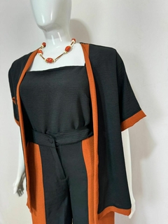 Conjunto kimono e pantalona plus size - TAM G2 na internet