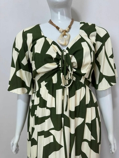 Vestido longo plus size - TAM G2 - comprar online