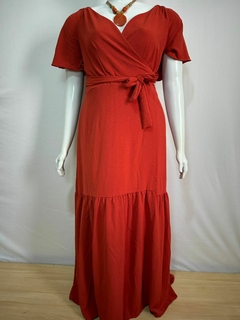 Vestido longo envelope - TAM G1