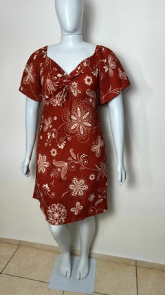 Vestido midi plus size - TAM GG