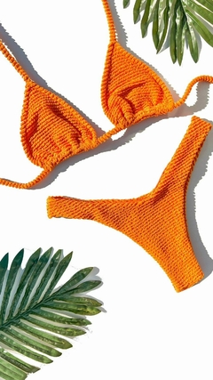 Biquíni Cortininha Laranja - comprar online