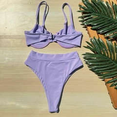 Biquíni Marina Hot Pants Lavanda - Nami