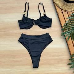 Biquíni Marina Hot Pants Preto Artefato na internet