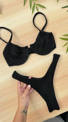 Biquíni Marina Preto Mônaco - loja online