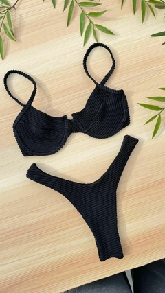 Biquíni Marina Preto Mônaco - comprar online