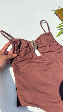 Maiô Leona Marrom - comprar online