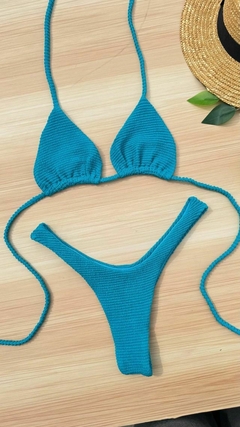 Imagem do Biquíni Cortininha Azul Tiffany