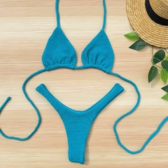 Biquíni Cortininha Azul Tiffany - loja online