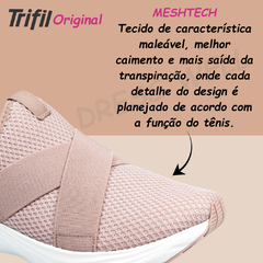 Imagem do Tênis Feminino Trifil Esportivo Caminhada Corrida Leve Confortável Academia Casual Sola TPU/EVA