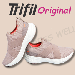 Tênis Feminino Trifil Esportivo Caminhada Corrida Leve Confortável Academia Casual Sola TPU/EVA