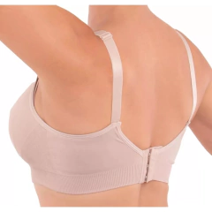 Sutiã Top de Amamentação Trifil com Pouca Costura Sem Bojo Alca Ajustável Fecho Click Feminino Liso - J.A DRESS WELL - Moda Masculina e Feminina Confortável