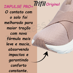 Tênis Feminino Trifil Esportivo Caminhada Corrida Leve Confortável Academia Casual Sola TPU/EVA - J.A DRESS WELL - Moda Masculina e Feminina Confortável