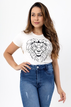 Camiseta t-shirt Blusa feminina Estampadas Algodão