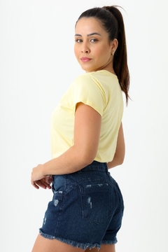 Camiseta t-shirt Blusa feminina lisa 100% Algodão - J.A DRESS WELL - Moda Masculina e Feminina Confortável