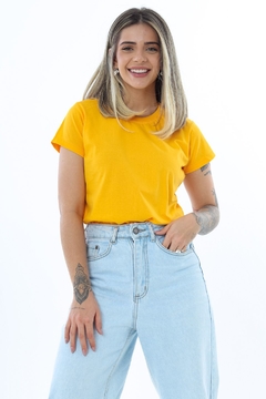 Camiseta t-shirt Blusa feminina lisa 100% Algodão na internet