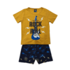 Conjunto Verão Infantil Masculino Menino Rock