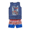 Conjunto Verão Infantil Masculino Menino Moto