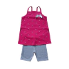 Conjunto Verão Infantil Feminino Menina Flamingos