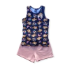 Conjunto Verão Infantil Feminino Menina Elefante