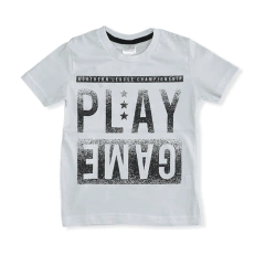 Conjunto Com Camiseta E Bermuda Cacau Kids Play Game