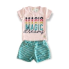 Conjunto Com Blusa E Shorts Cacau Kids Magic Dreams