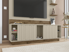 HOME THEATER CLAP JATOBA/OFF WHITE - comprar online