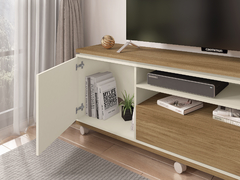 RACK FORM BURITI/OFF WHITE - loja online