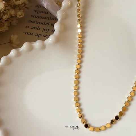 Colar Mini Balls Folheado á Ouro - comprar online