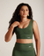 Top Alça Larga Verde-Militar - comprar online