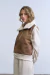 Chaleco piel reversible Solange - comprar online