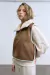 Chaleco piel reversible Solange - tienda online