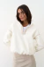 Buzo corderito cuello alto con cierre Ezra - comprar online