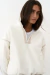 Buzo corderito cuello alto con cierre Ezra - comprar online