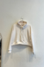Hoodie corto con capucha y cordón Aló - tienda online