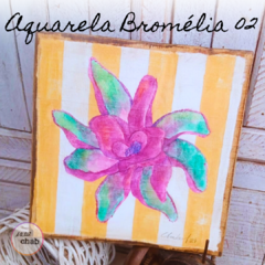 Aquarela Bromélia 02