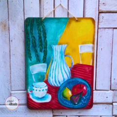 Imagem do Placa Mesa com Frutas