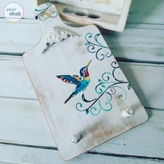 Tábua Beija-Flor - Atelie Chab - Produtos exclusivos com design e elegância