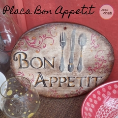 Placa Bon Appetit - comprar online