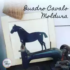 Quadro Cavalo- Moldura
