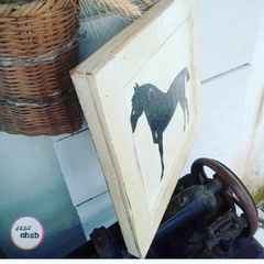 Quadro Cavalo- Moldura - loja online