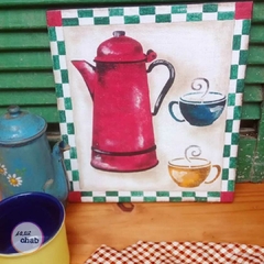 Quadro Bule Vermelho - comprar online