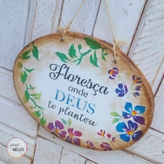 Imagem do Placa Floresça