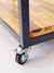 Mesa industrial aço carbono, Mesa home Office industrial, sob medida, aço e madeira, bancada com rodinhas industrial, bancada com rodízios industrial, banqueta industrial, banco alto industrial, banco industrial, mesa industrial preto madeira, aço preto, 