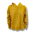 Buzo micropolar sport dama amarillo con capucha y bolsillo canguro.